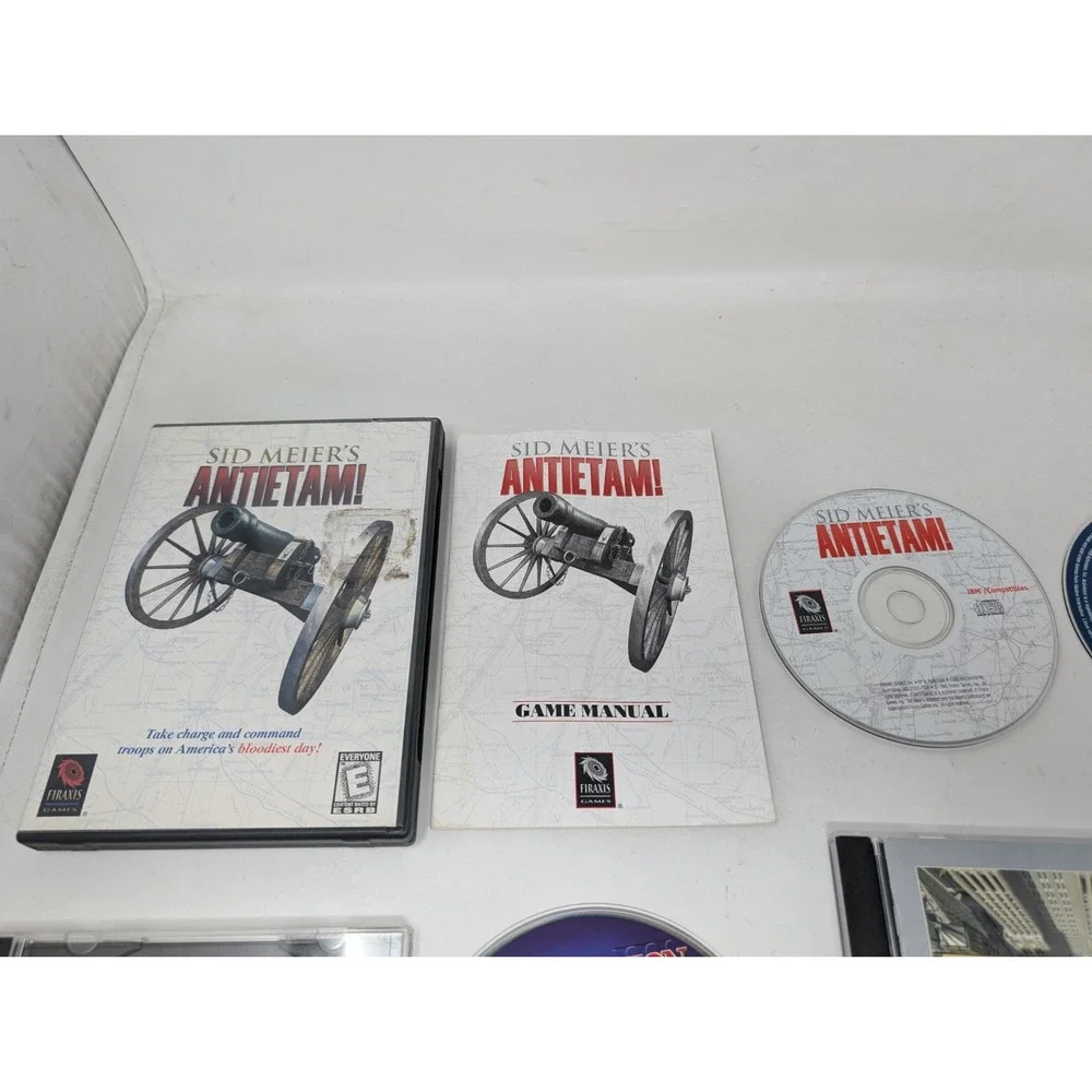 PC Game Lot Sid Meier's Civilization Gettysburg Sim‎ City 3000 VTG